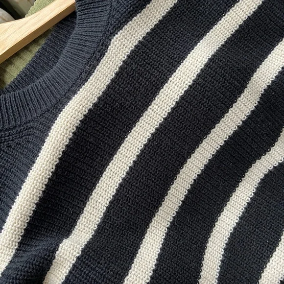 H&M Black and White Striped Knit Sweater - Picture 12 of 12